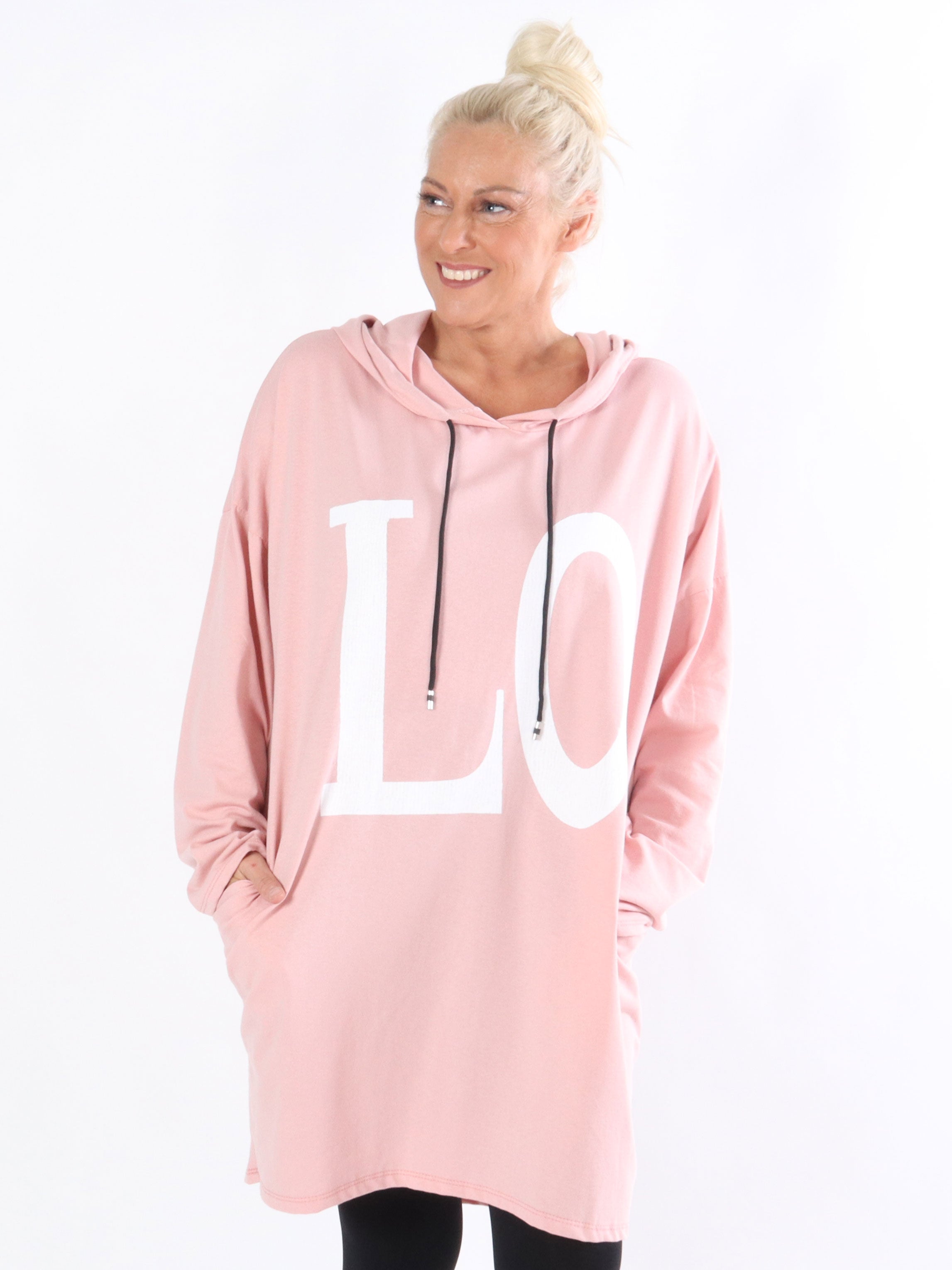 Sisse - Jerseyklänning med huva